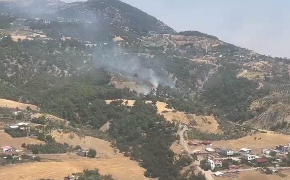 Kahramanmaraş'ta ormanlık alanda yangın çıktı, ekipler hızla müdahale etti