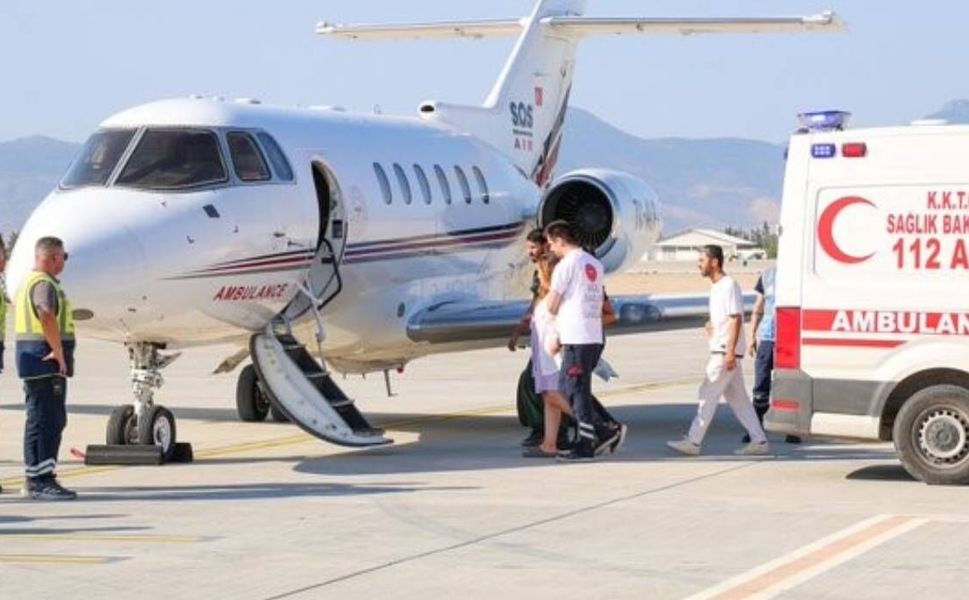 Girne’deki Feribot Kazasında Yaralanan Hamile Kadın Nakledildi