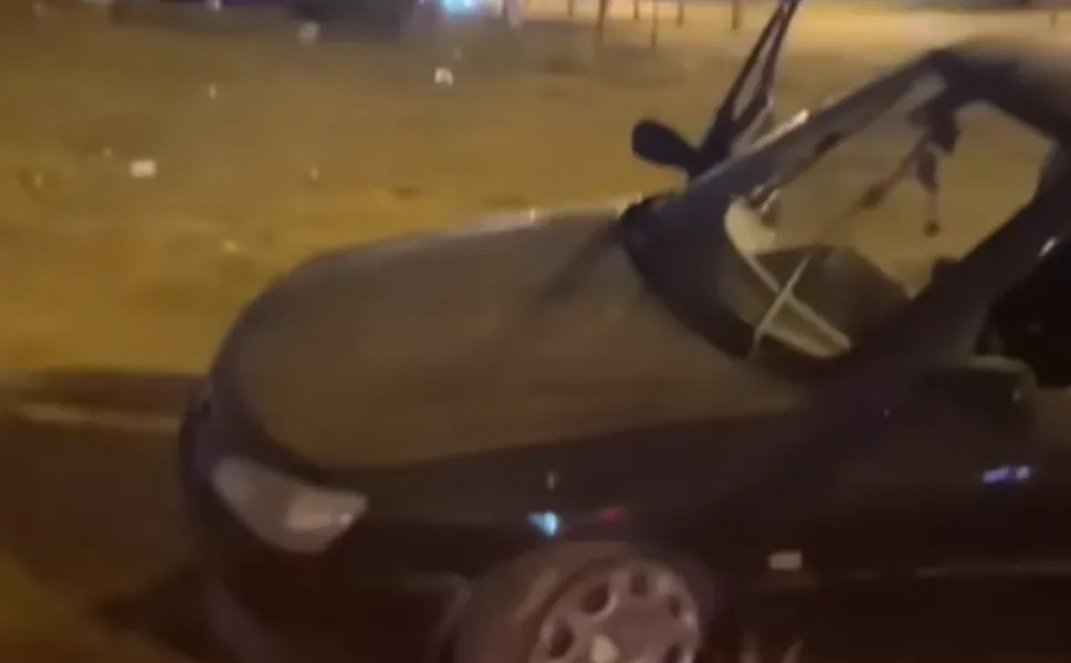 Kahramanmaraş’ta kontrolden çıkan otomobil tarlaya savruldu
