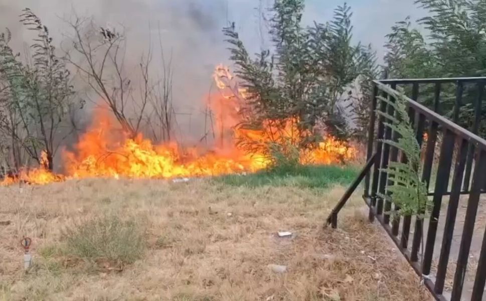 Kahramanmaraş Tekerek’te Ormanlık Alanda Yangın Çıktı