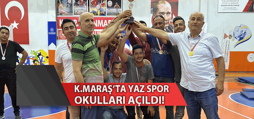 Kahramanmaraş'ta Yaz Spor Okulları Açıldı