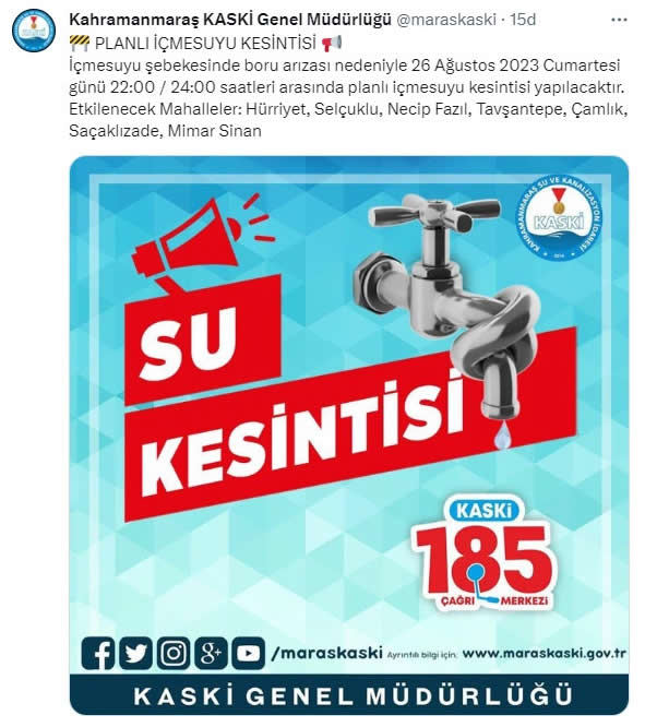 maras-su-kesintileri