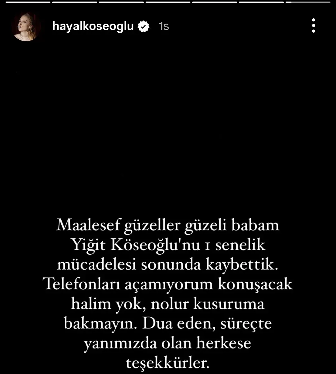 Hayal Koseoglu Paylasimi