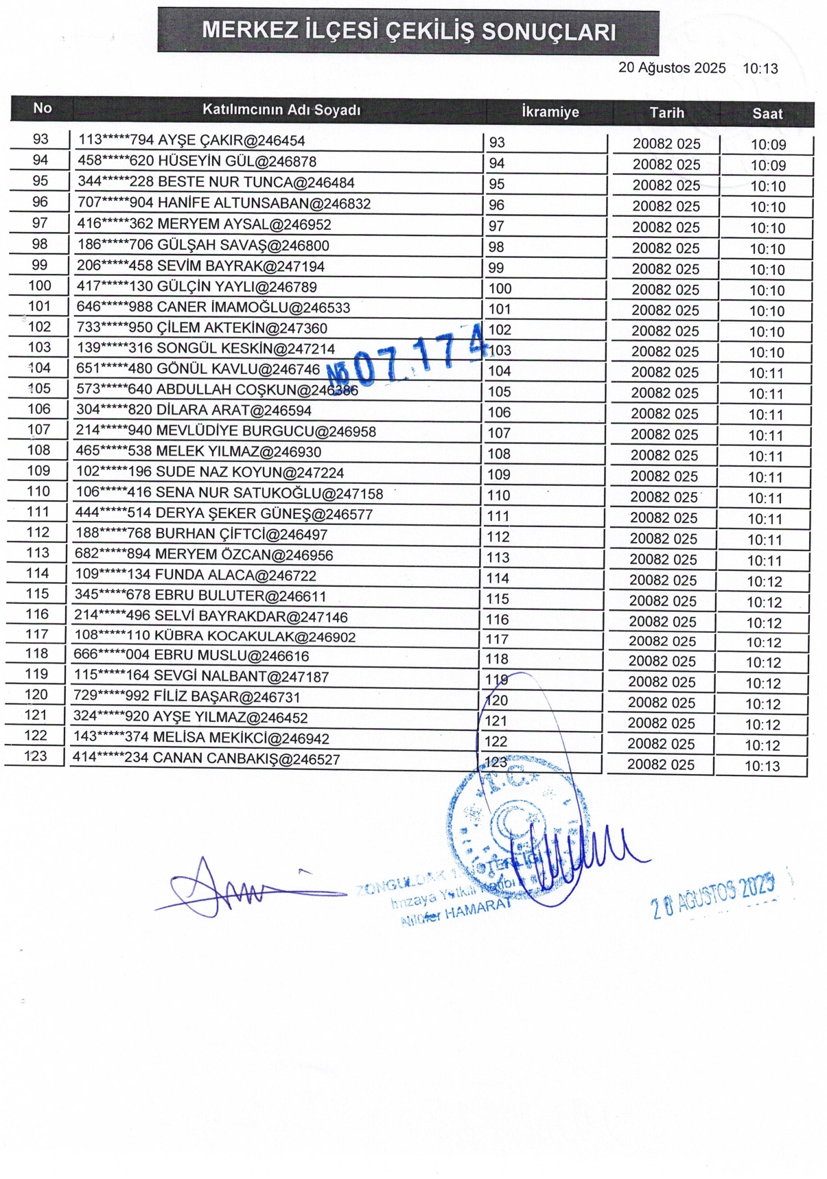 Noter Onayli Kura Sonuclari Page 0003