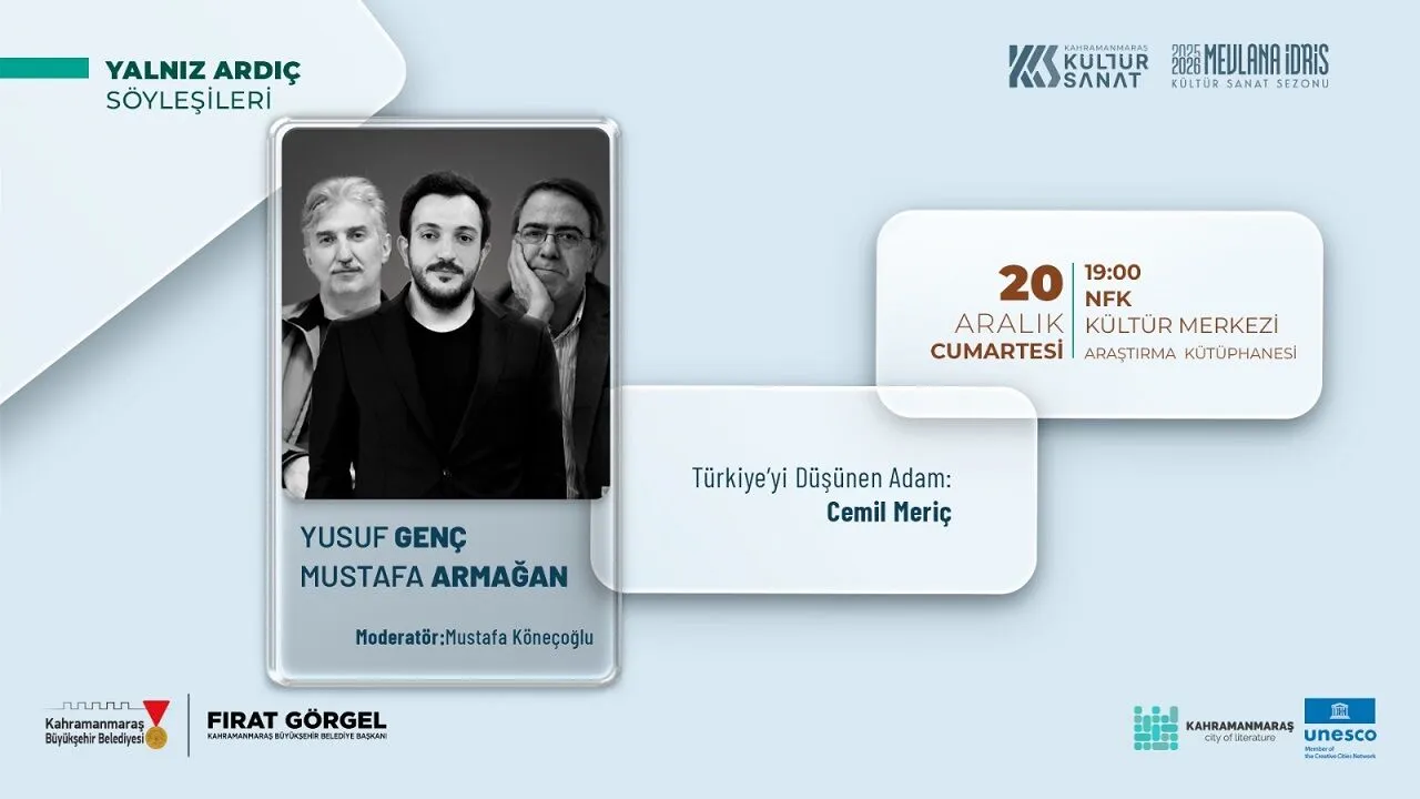 Kahramanmarasta Edebiyatseverlere Ozel Cemil Meric Soylesisi