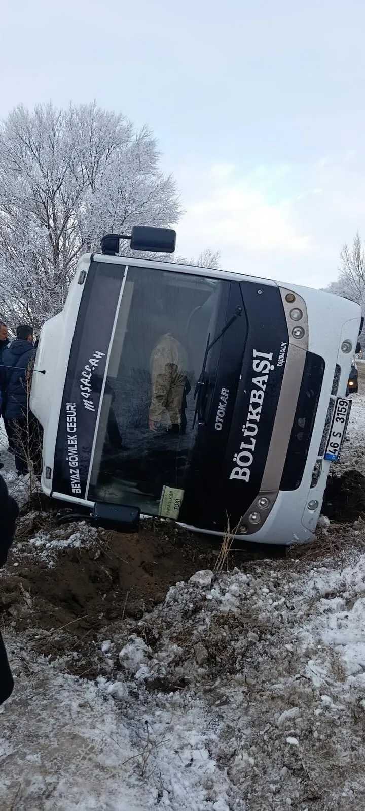 Kahramanmarasta 23 Kisiyi Tasiyan Isci Servisi Devrildi 3