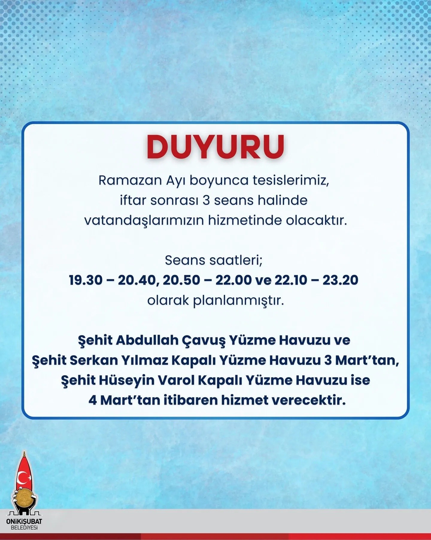 Onikisubatta Iftar Sonrasi Havuz Keyfi Ramazan Mesaisi Basladi