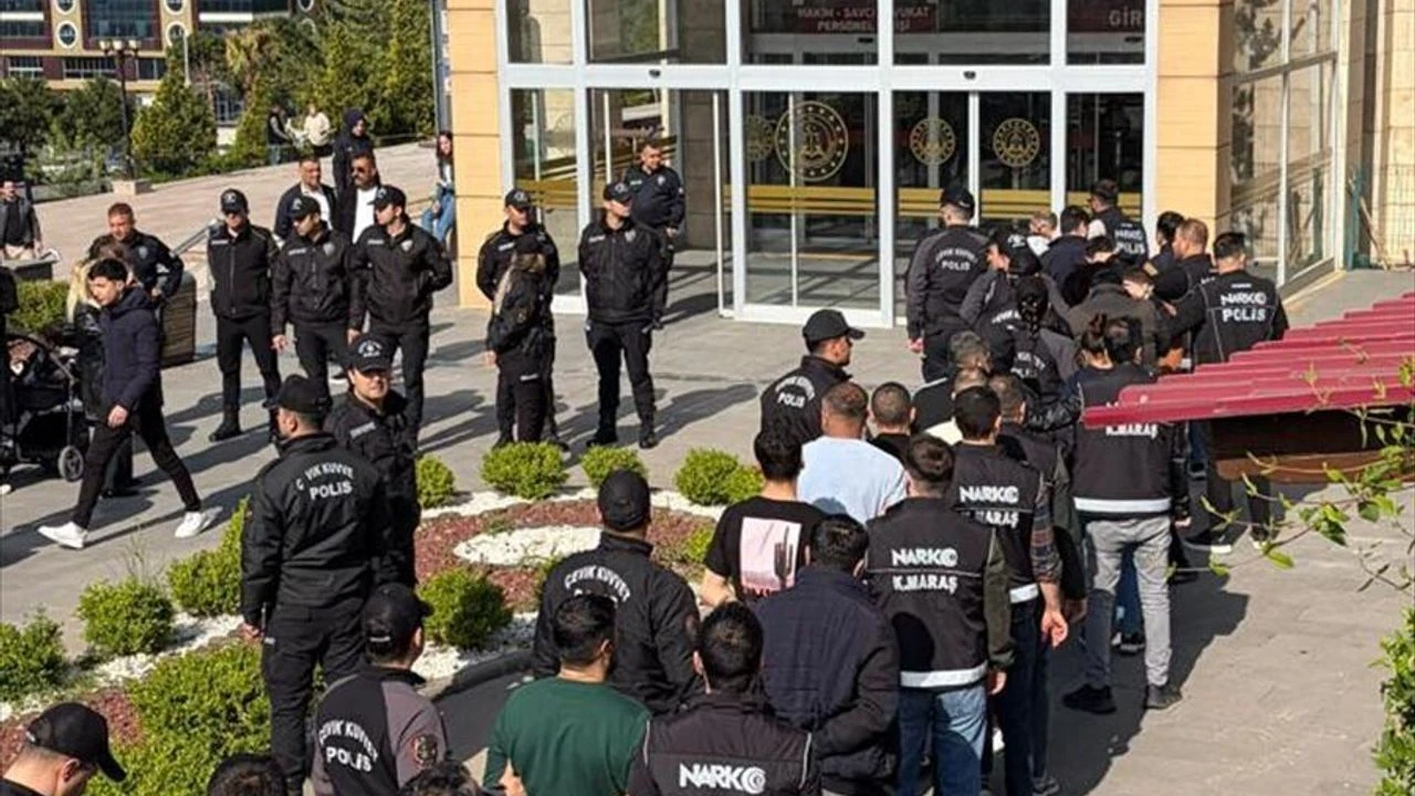 Kahramanmaras Merkezli Uyusturucu Operasyonunda 45 Zanli Tutuklandi