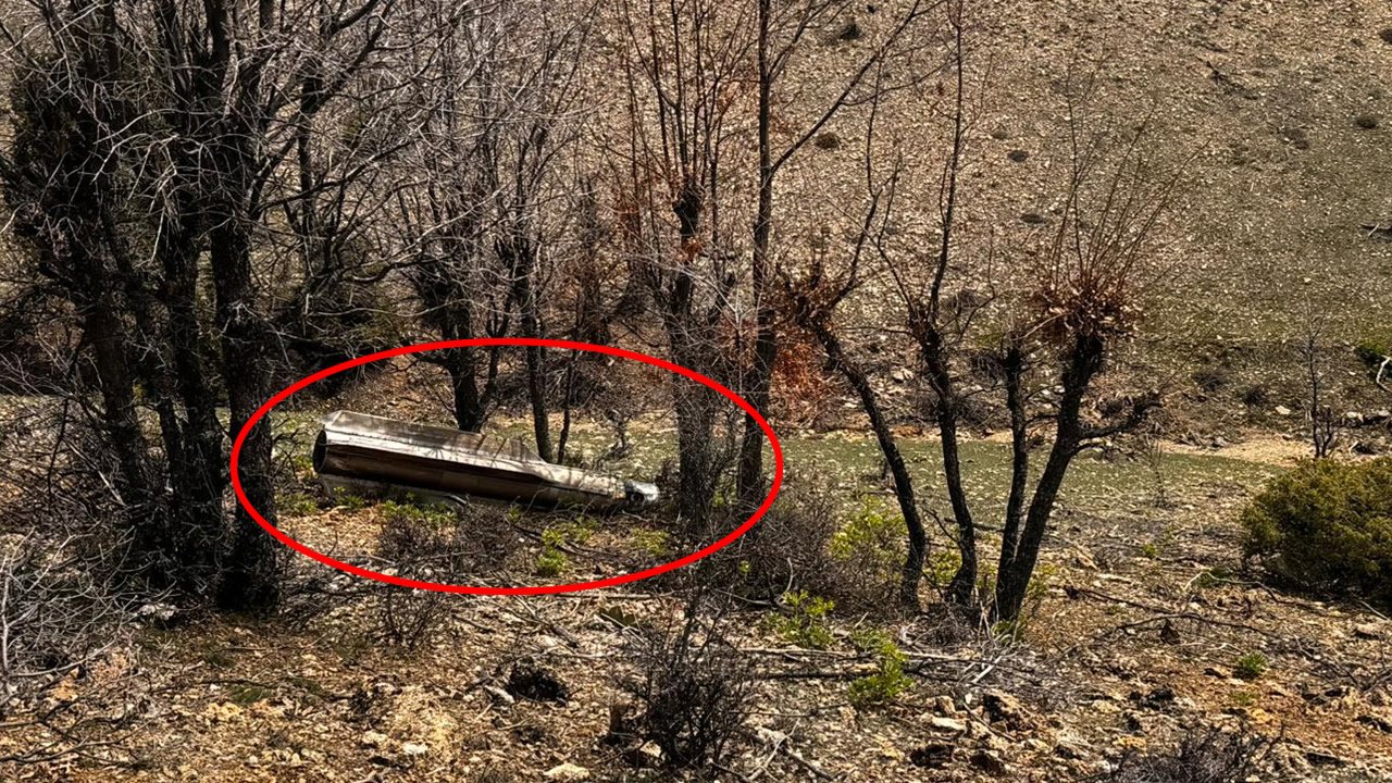 Kahramanmaraş'a bir füze daha düştü! Çoban buldu
