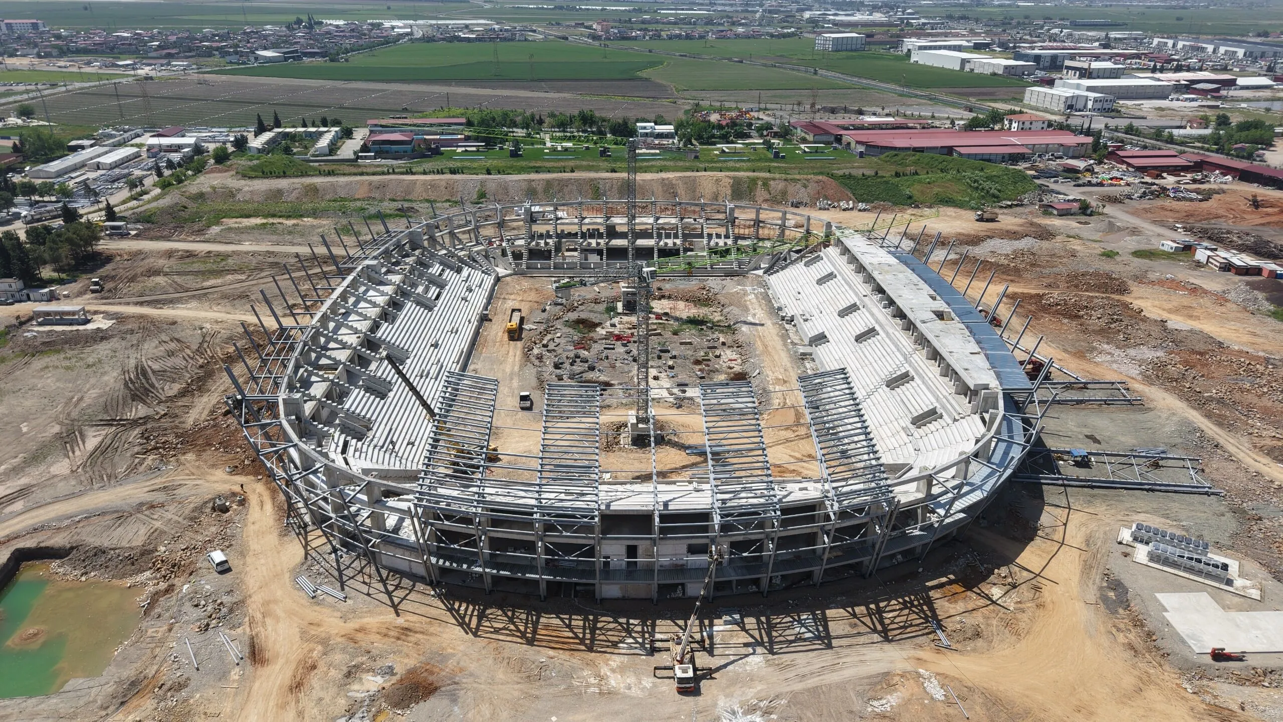 Kahramanmaras Stadyumunda Insaatin Yuzde 43U Tamamlandi 2