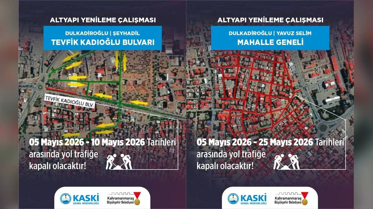 Kahramanmaraslilar Dikkat O Yol 21 Gun Trafige Kapali Olacak