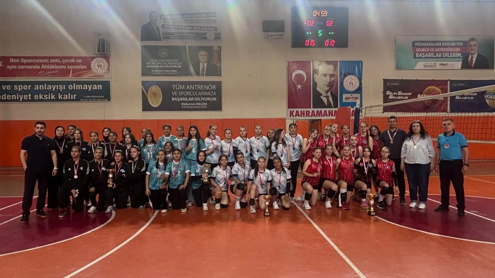 Kahramanmarasta Okul Sporlari Voleybol Sampiyonu Belli Oldu 3