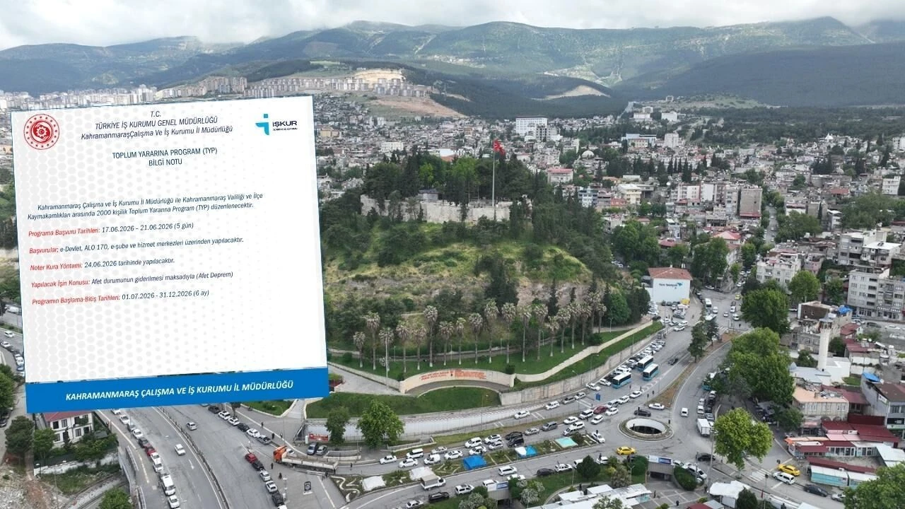 İŞKUR Kahramanmaraş TYP kura sonuçları: 1 Eylül 2026 isim listesi