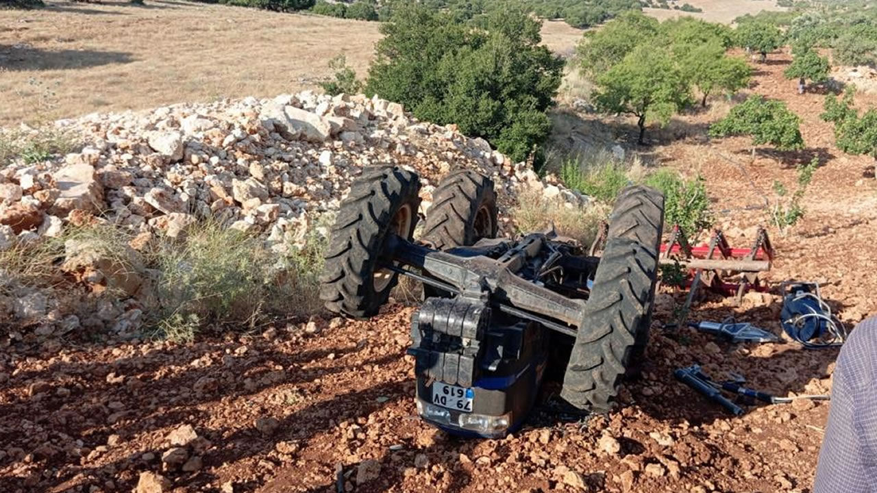 Kahramanmaraş'ta çiftçinin kahreden ölümü! Traktörün altında kaldı
