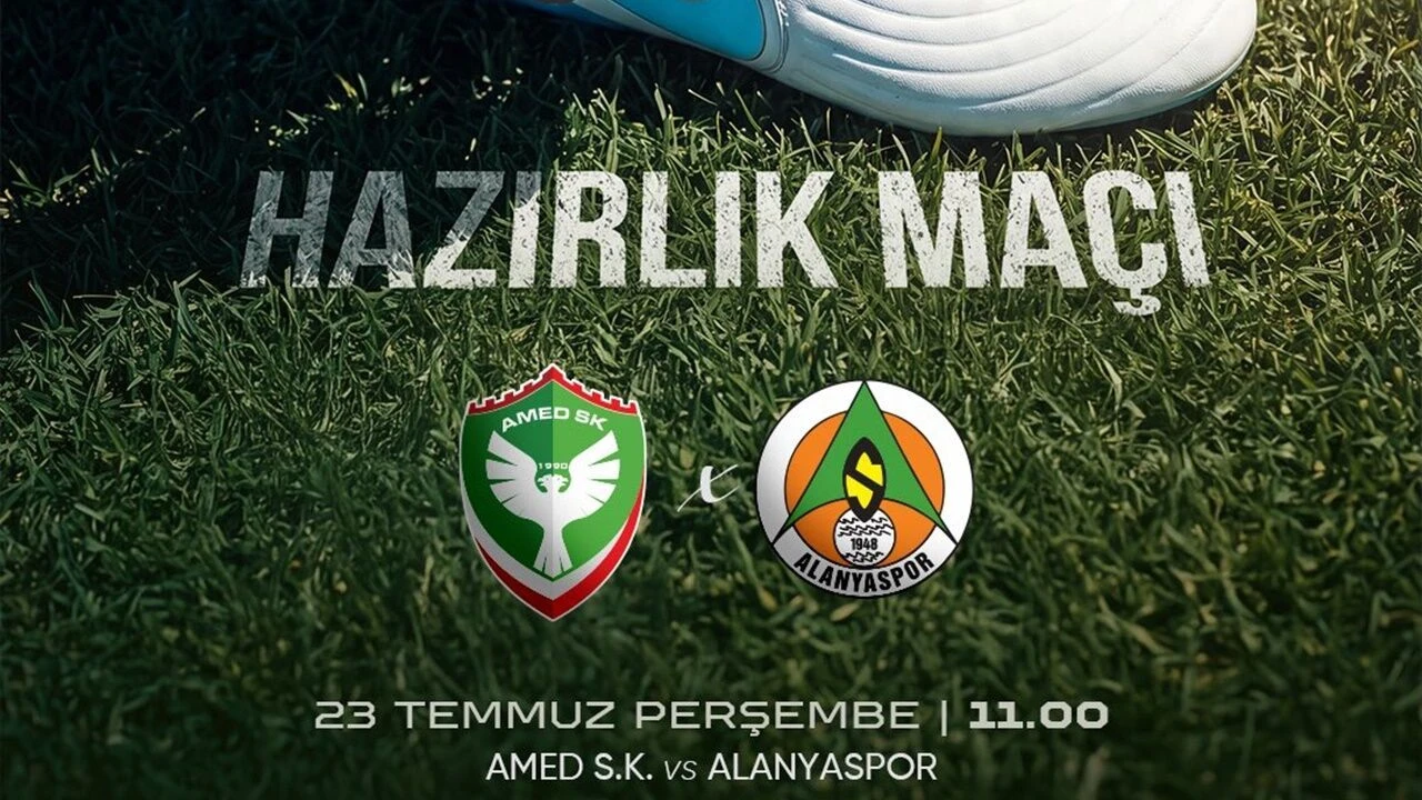 Amedspor-Alanyaspor maçı hangi kanalda, nereden izlenir? (Hazırlık maçı)