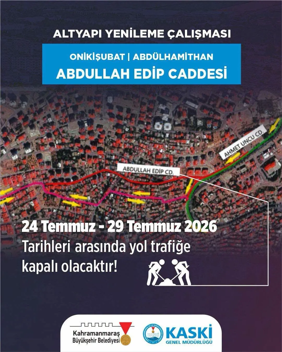Kahramanmaraslilar Dikkat O Yol 14 Gun Trafige Kapali 2