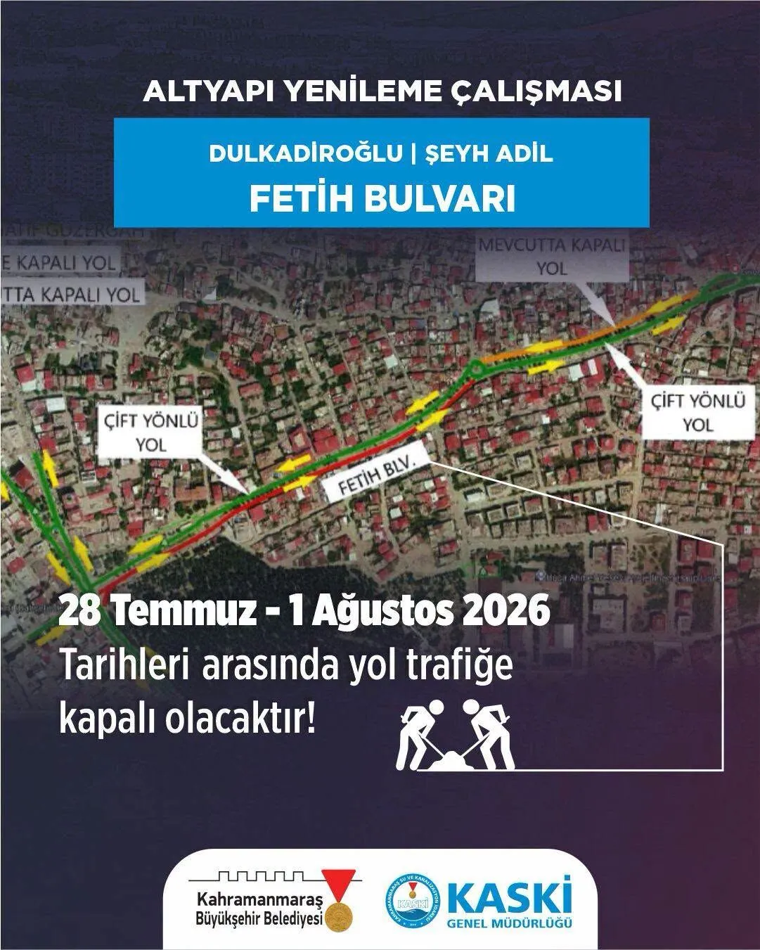 Kahramanmaraslilar Dikkat O Yol 28 Gun Trafige Kapali 1