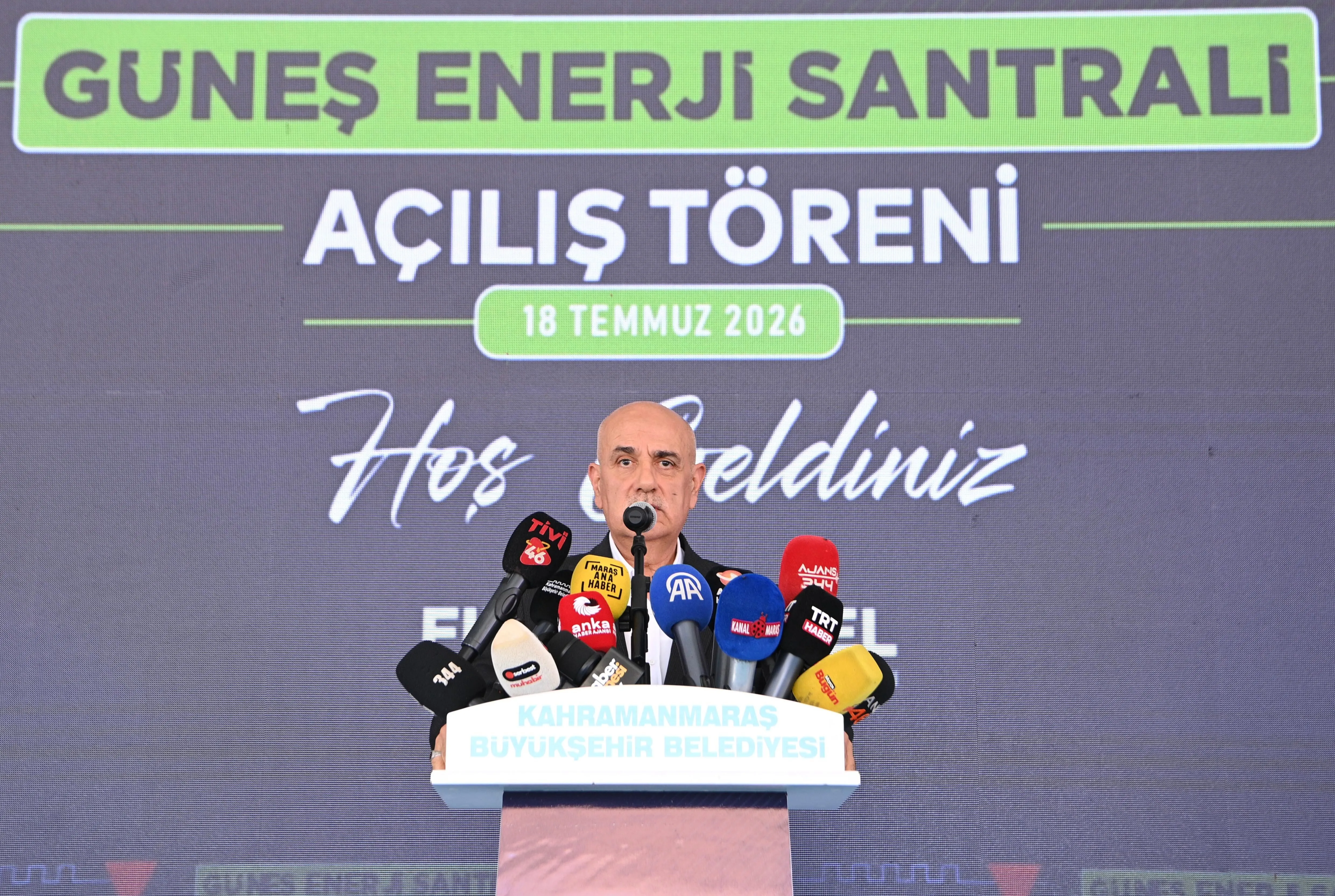 Kahramanmarasta Sehrin En Buyuk Gunes Enerji Santrali Hizmete Girdi 6