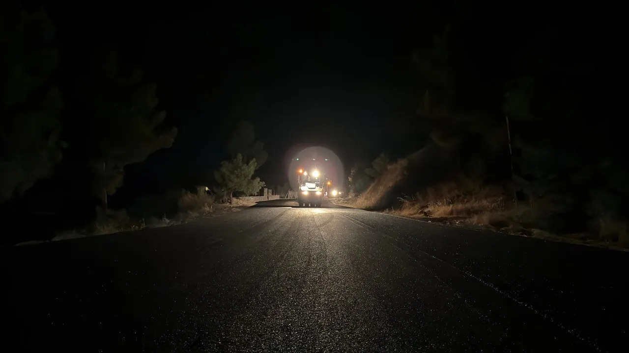 Kahramanmaraş'ta Sarıçukur Yolu Asfaltla Yenileniyor