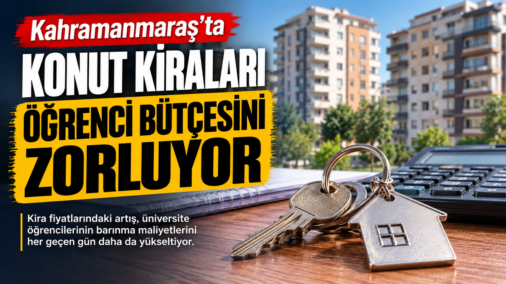 Kahramanmaraş'ta Konut Kiraları Öğrenci Bütçesini Zorluyor