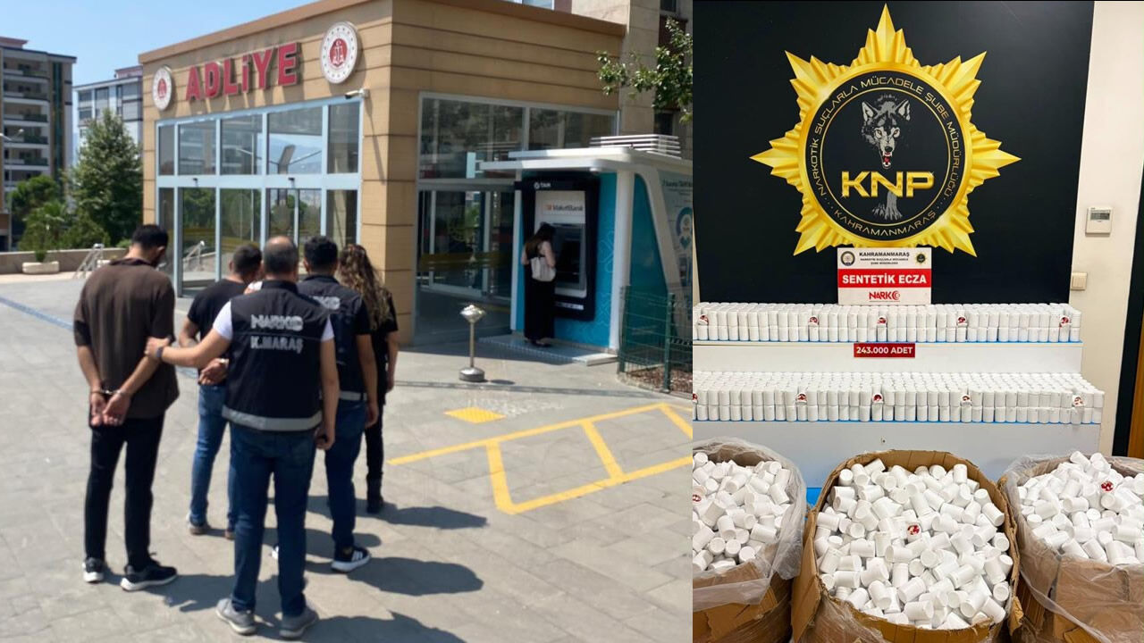 Kahramanmaraş'ta araçtan çıkanlar şaşırttı: Tam 243 bin adet