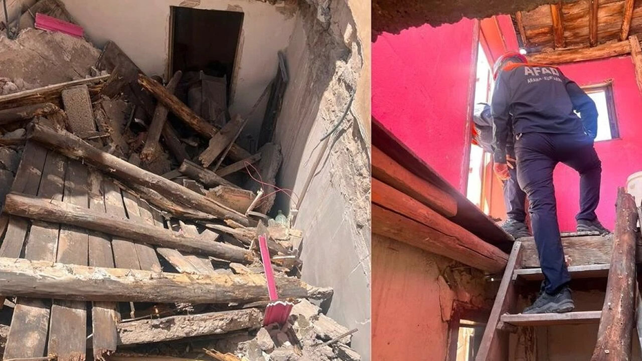 Kahramanmaraş’ta bina çöktü