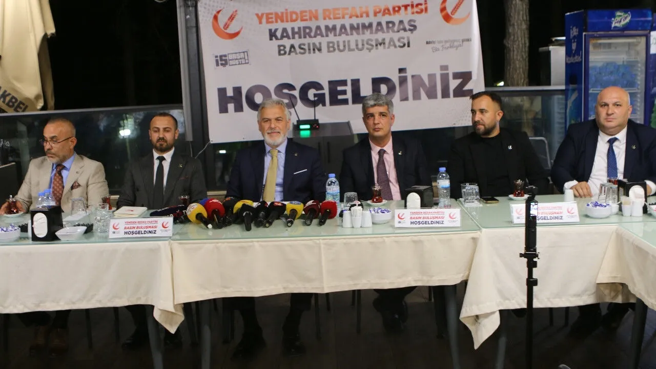 Kahramanmarasta Konusan Yeniden Refah Partisi Genel Baskan Yardimcisi Mehmet Altinozden Onemli Aciklamalar1