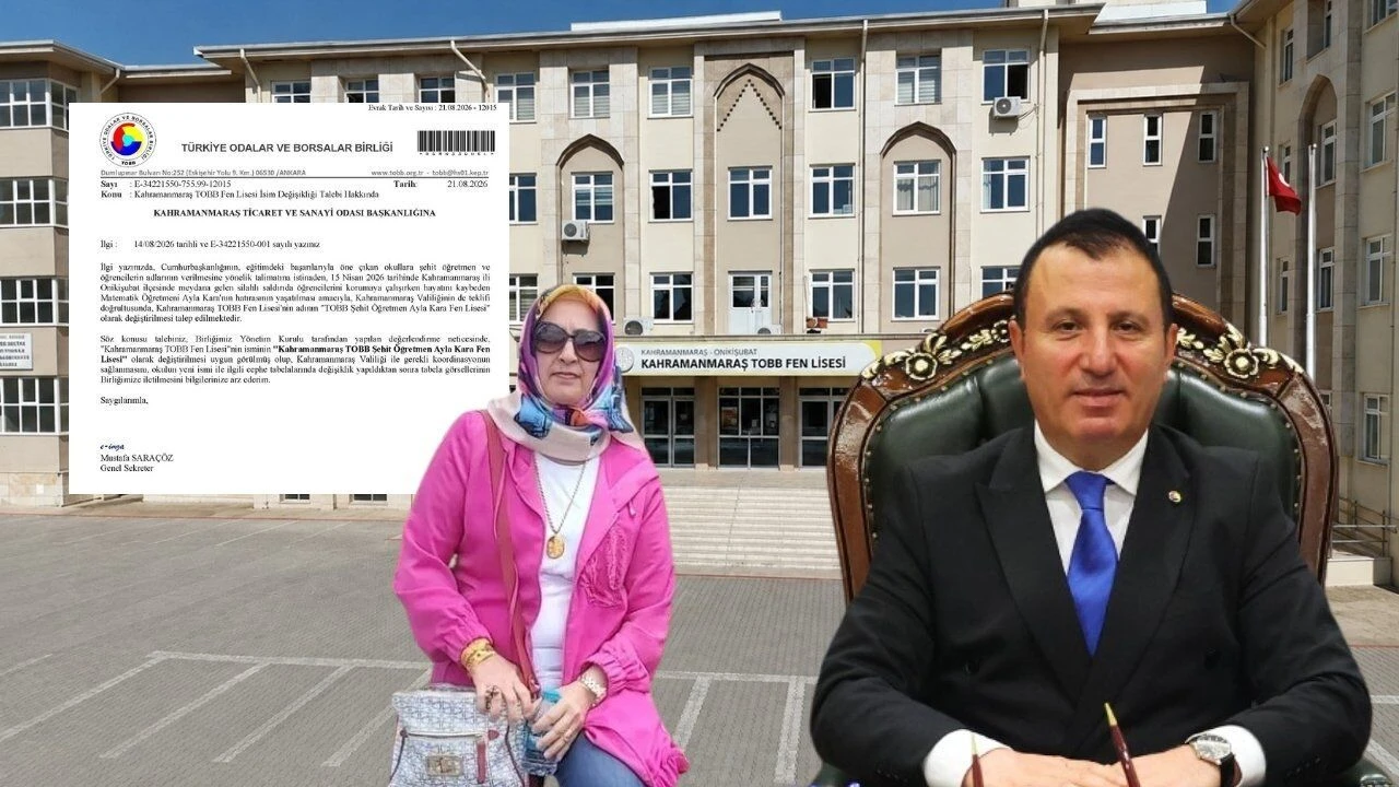 Kahramanmaraş’ta okulun adı değişti: Şehit Öğretmen Ayla Kara’nın adı verildi