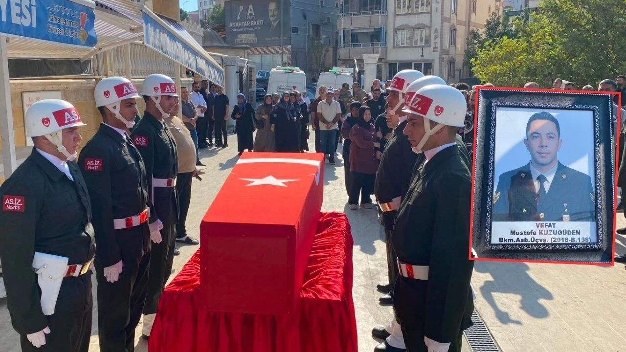 Kahramanmaraşlı Astsubay Mustafa Kuzugüden Son Yolculuğunda