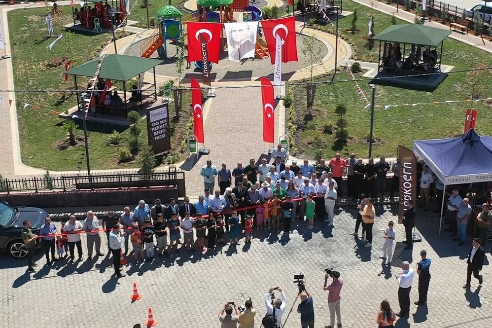Turkoglunda Koca Reis Mehmet Darici Parki Hizmete Acildi (1)