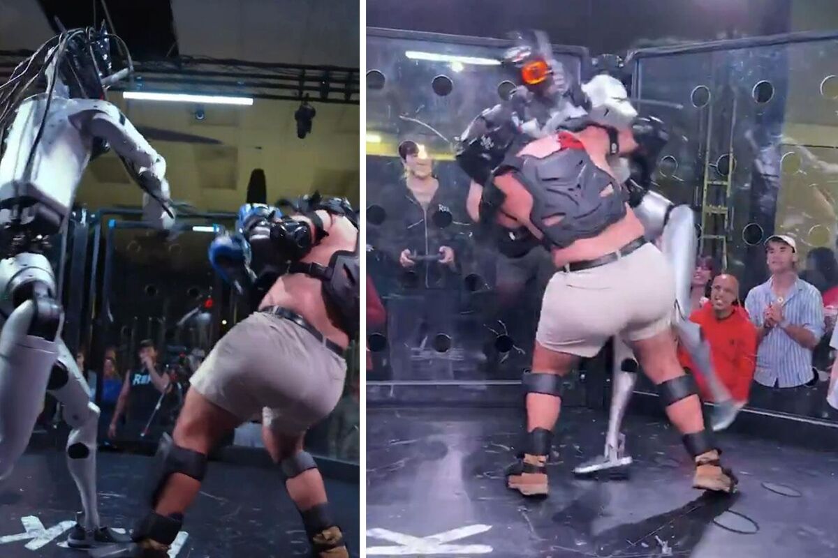 İnsan ve robot boks maçını kim kazandı?