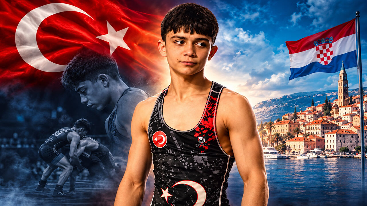 Kahramanmaraş'ın genç güreşçisi ay yıldızlı forma için mindere çıkacak