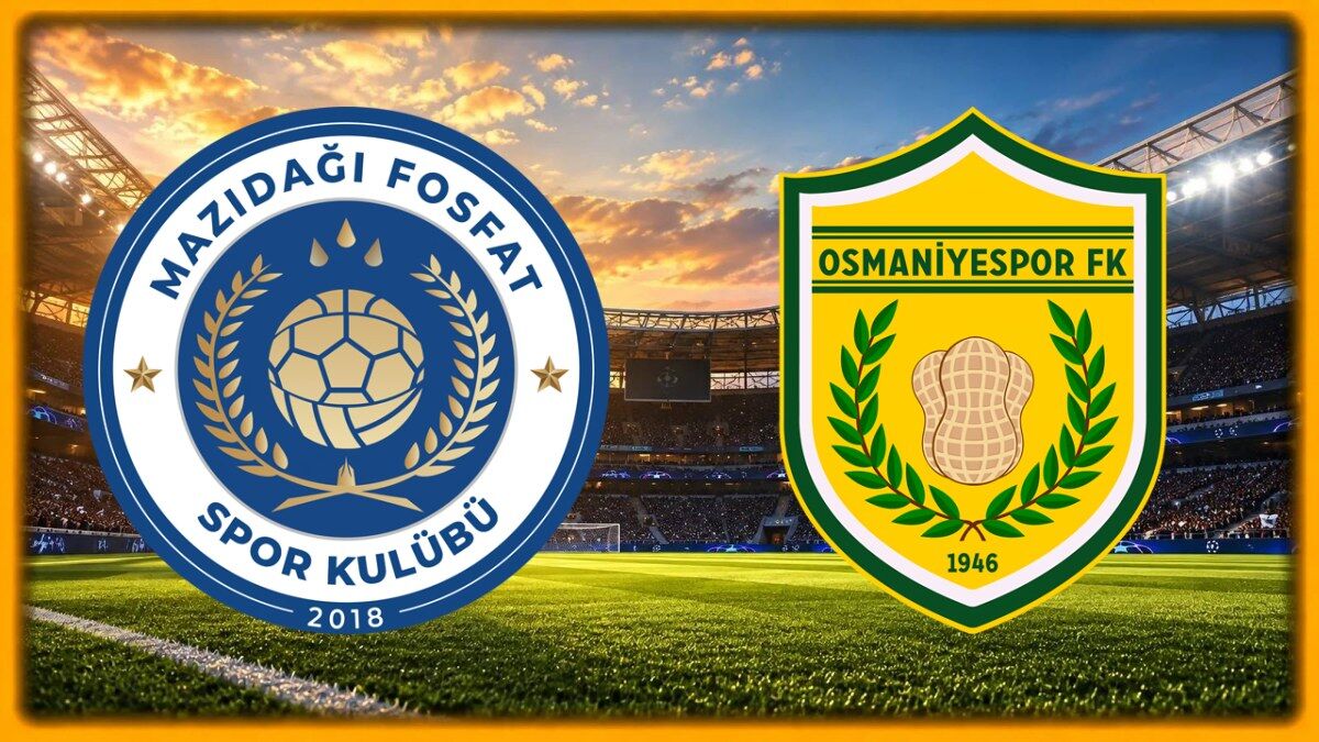 Mazıdağı Fosfat-Osmaniyespor FK maçı hangi kanalda? İşte yayın saati