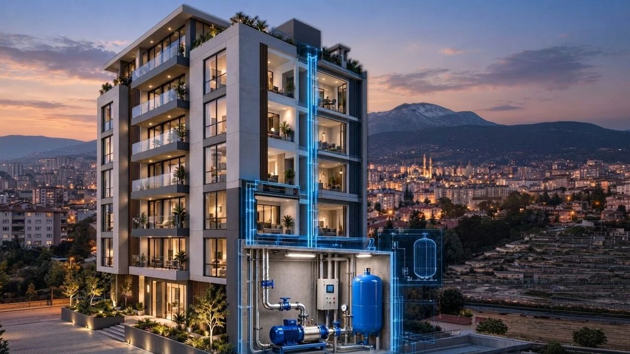 Kahramanmaraş'ta yüksek katlar için su basıncı uyarısı
