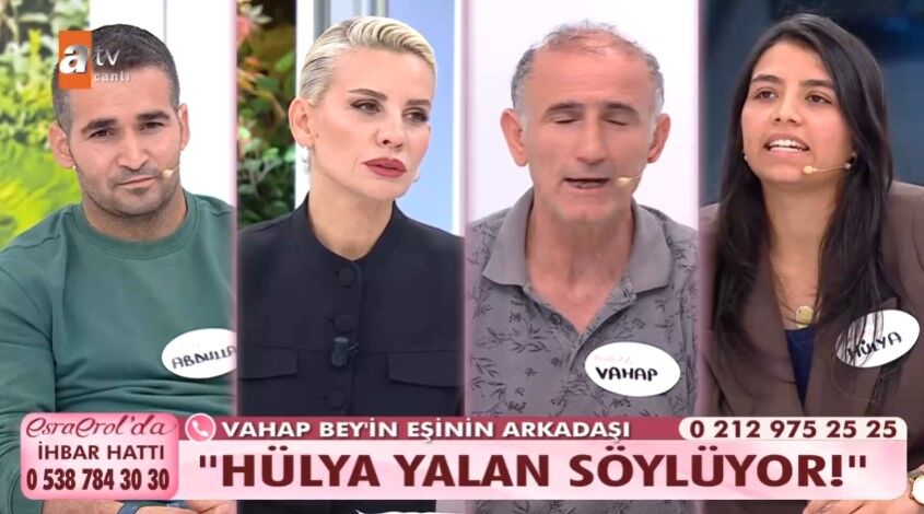 Esra Erol'da Vahap Çelik - Hülya Yılmaz olayı nedir?