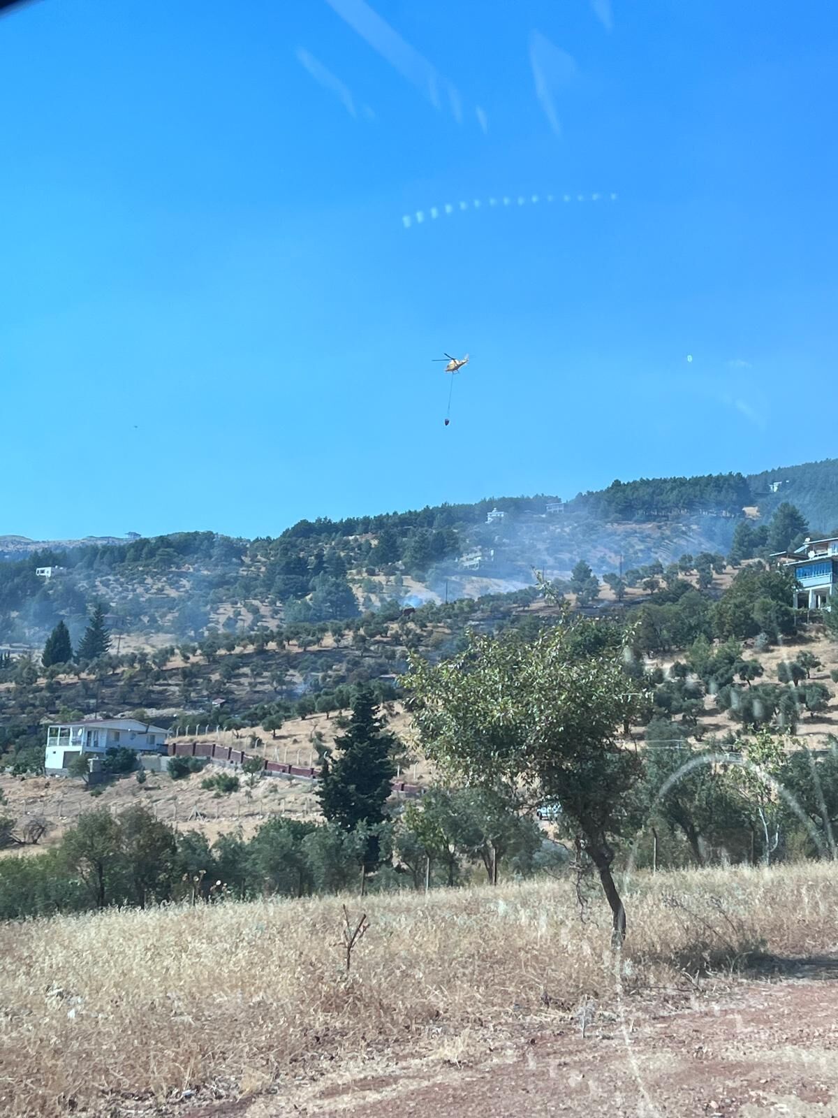 Kahramanmaraş dulkadiroğlu'nda Ziraat Yangını Kontrol Altına Alındı