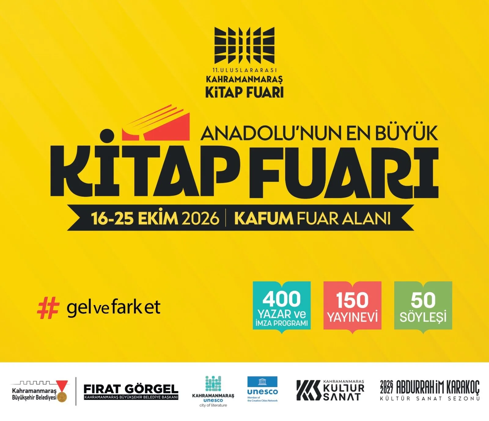 Kahramanmaras Kitap Fuari 16 Ekimde Basliyor 400 Yazar Ve Sair Gelecek