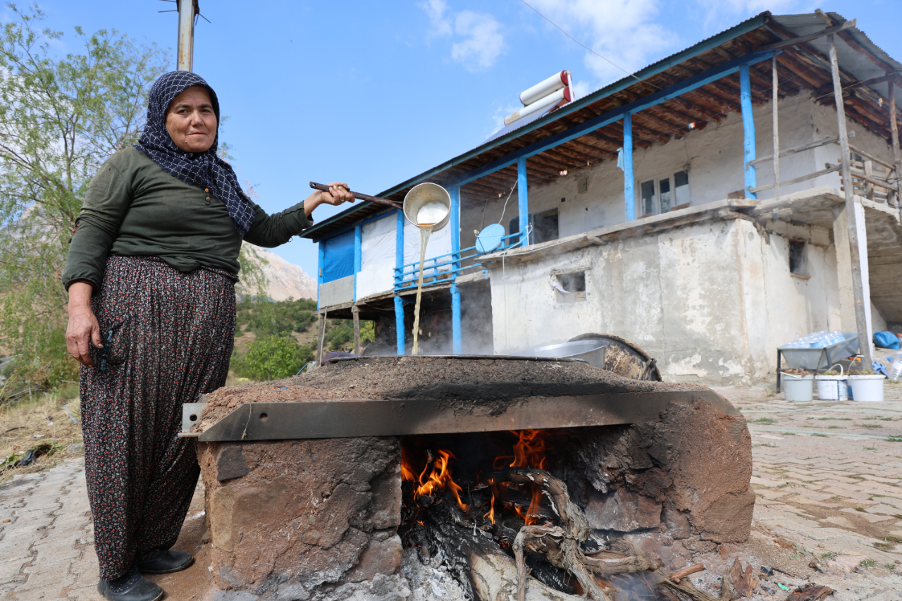 Toprak Ocaklarda Saatlerce Kayniyiyor Dededen Toruna Tasinan Ekinozu Uzum Pekmezi (5)